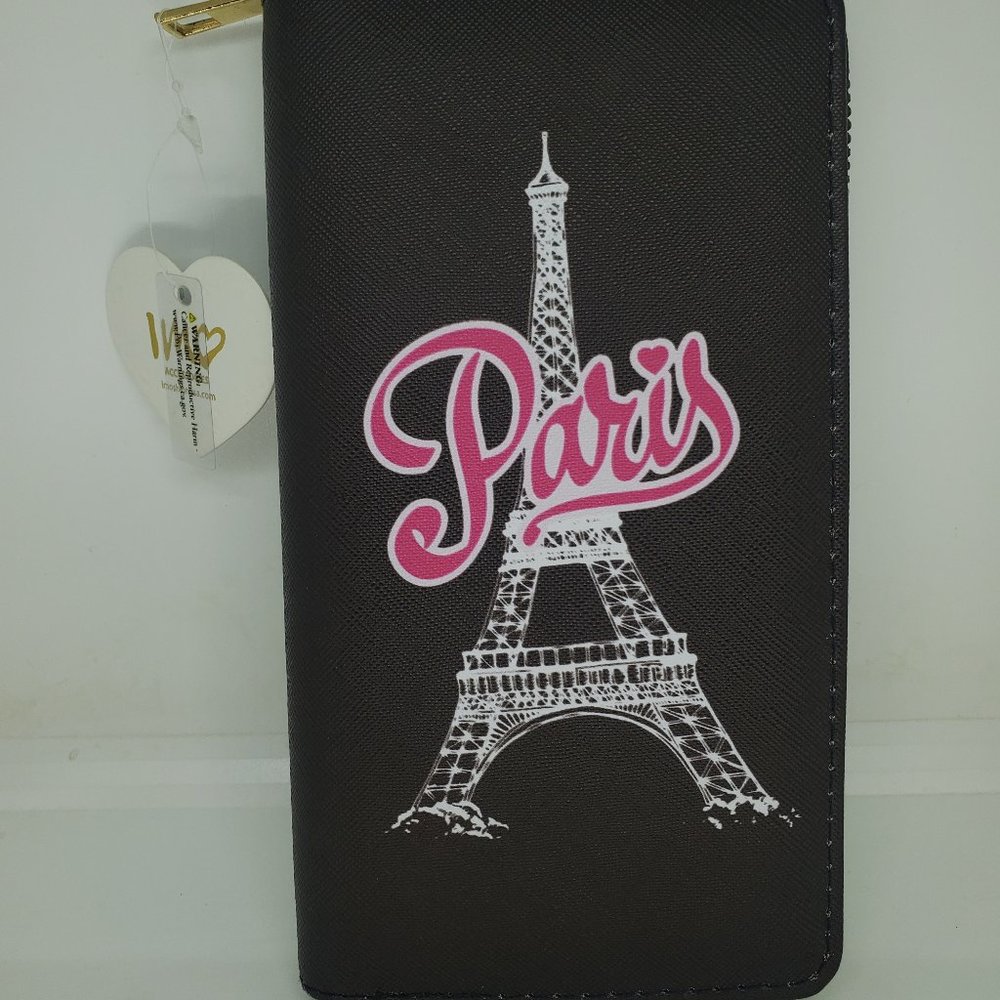 Imoshion Paris Black Wallet New with Tags
